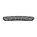 Front Bumper Cover Grille, Matte-Black, Made Of Plastic