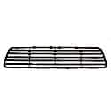 New Standard Replacement Front Bumper Cover Grille, Center, Without Red Line Matte Black