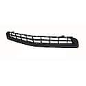 Front Lower Bumper Cover Grille, Plastic