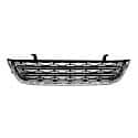 New CAPA Certified Standard Replacement Front Bumper Cover Grille, Black