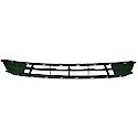 New CAPA Certified Standard Replacement Front Bumper Cover Grille, Black