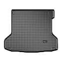 Cargo Area Liner: Raised Edges, Black, Custom Blended TPO (Thermopolyolefin), Non-Skid