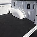 Truck Bed Mat: Cut To Fit, Without Raised Edges, 3/8 Inch Thick, Black, Rubber