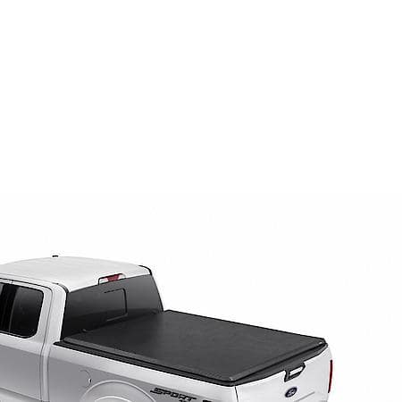 Express Soft Roll-Up Velcro Tonneau Cover, Black and is made of vinyl. 15+ F-150 5.7 Ft Bed