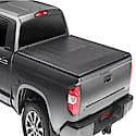 Soft Folding, 2 Folds/3 Panels, Not Hinged In Front, Tailgate Lock, Black, Vinyl