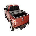 Tonneau Cover: Hard Tri-Fold, Lockable Using Tailgate Handle Lock, Black, NIS 21-17