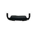 Rear Bumper Lower Valance, Dual Exhaust, Textured Black Finish