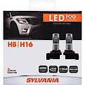 H8 : LED Fog Light Bulb, 6000K Cool White Light, 2 Pack