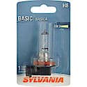 H8 Basic: Halogen Headlight Bulb, Basic Performance, 1 Pack