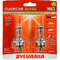 9003 SilverStar Ultra: Halogen Headlight Bulb, Brightest Downroad and Whiter Light, 2 Pack