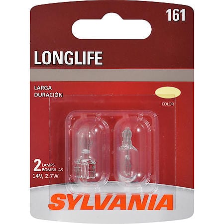 161 Long Life: Mini Bulb, Standard Performance, 2 Pack