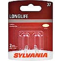 37 Long Life: Mini Bulb, Standard Performance, 2 Pack