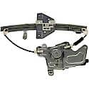 Rear Passenger Side Window Regulator & Motor Assembly: Power, 1 Pack