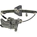 Rear Driver Side Window Regulator & Motor Assembly: Power, 1 Pack