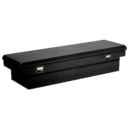 Tool Box, Single Lid, Smooth, Gloss, Black, Steel, 70.25 in Length 20.50 Wide 17.0 Height