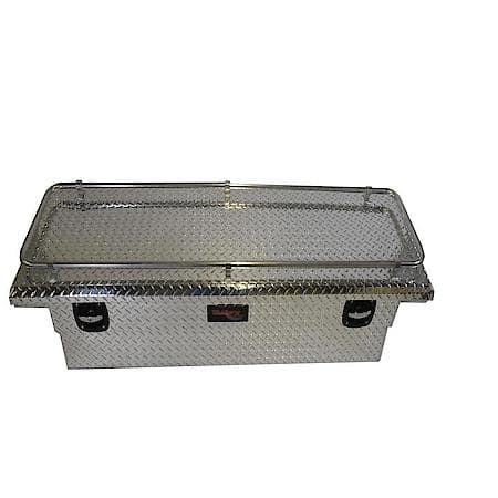 Crossover Low Profile, Single Lid, Diamond Tread, Bright, 19.25"L X 69"W X 13.5"H