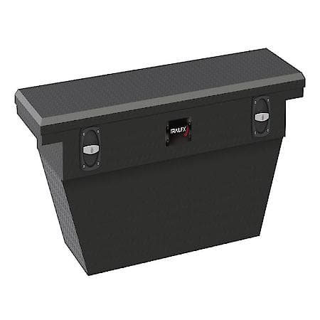 Xover Deep Angle Lp, Single Lid, Matte Black Aluminum, 69"L X 19.25"W X 17.5"H