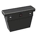 Xover Deep Angle Lp, Single Lid, Matte Black Aluminum, 69"L X 19.25"W X 17.5"H