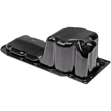 Engine Oil Pan: Direct Fit, Steel, Rear Sump