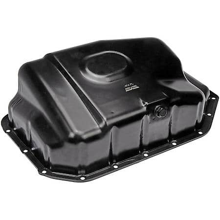 Engine Oil Pan: Direct Fit, Steel, Front Sump