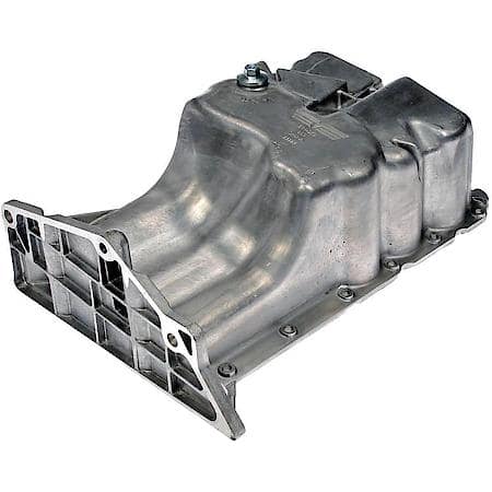 Engine Oil Pan: Direct Fit, Aluminum, Center Sump, 5 Quart