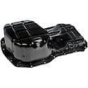 Engine Oil Pan: Direct Fit, Steel, Rear Sump