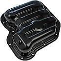 Engine Oil Pan: Direct Fit, Steel, Front Sump