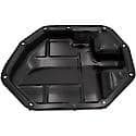 Engine Oil Pan: Direct Fit, Steel, Front Sump