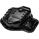 Engine Oil Pan: Direct Fit, Steel, Front Sump