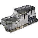 Engine Oil Pan: Direct Fit, Aluminum, Front Sump