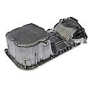 Engine Oil Pan: Direct Fit, Aluminum, Rear Sump