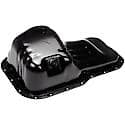 Engine Oil Pan: Direct Fit, Steel, Front Sump