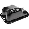 Engine Oil Pan: Direct Fit, Steel, Front Sump