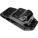 Engine Oil Pan: Direct Fit, Steel, Rear Sump