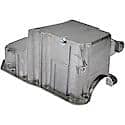 Engine Oil Pan: Direct Fit, Aluminum, Rear Sump, 5 Quart