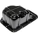 Engine Oil Pan: Direct Fit, Steel, Front Sump