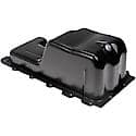 Engine Oil Pan: Direct Fit, Steel, Rear Sump