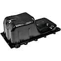 Engine Oil Pan: Direct Fit, Steel, Rear Sump