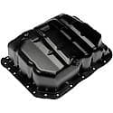 Engine Oil Pan: Direct Fit, Steel, Front Sump