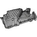 Engine Oil Pan: Direct Fit, Aluminum, Center Sump