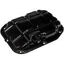 Engine Oil Pan: Direct Fit, Steel, Center Sump, 4.2 Quart