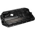 Engine Oil Pan: Direct Fit, Steel, Rear Sump, 3 Quart