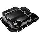 Engine Oil Pan: Direct Fit, Steel, Center Sump, 4.3 Quart