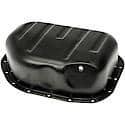 Engine Oil Pan: Direct Fit, Steel, Front Sump, 7.4 Quart