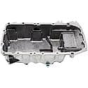 Engine Oil Pan: Direct Fit, Aluminum, Rear Sump, 4 Quart