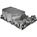 Engine Oil Pan: Direct Fit, Aluminum, Front Sump, 6 Quart