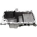 Engine Oil Pan: Direct Fit, Aluminum, Front Sump, 6 Quart