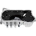 Engine Oil Pan: Direct Fit, Aluminum, Center Sump, 5.8 Quart