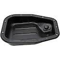 Engine Oil Pan: Direct Fit, Steel, Front Sump, 6.9 Quart