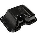 Engine Oil Pan: Direct Fit, Steel, Center Sump, 3.7 Quart